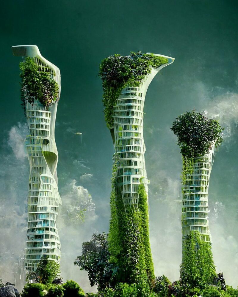 Ai Envisions Futuristic Sustainable City With Biophilic Skyscrapers Ai Envisions Futuristic Sustainable City With Biophilic Skyscrapers