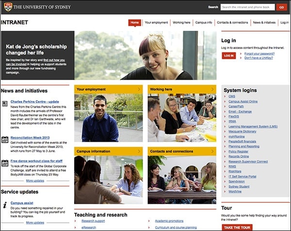 Creating A New Staff Intranet At University Of Sydney Creating A New Staff Intranet At University Of Sydney