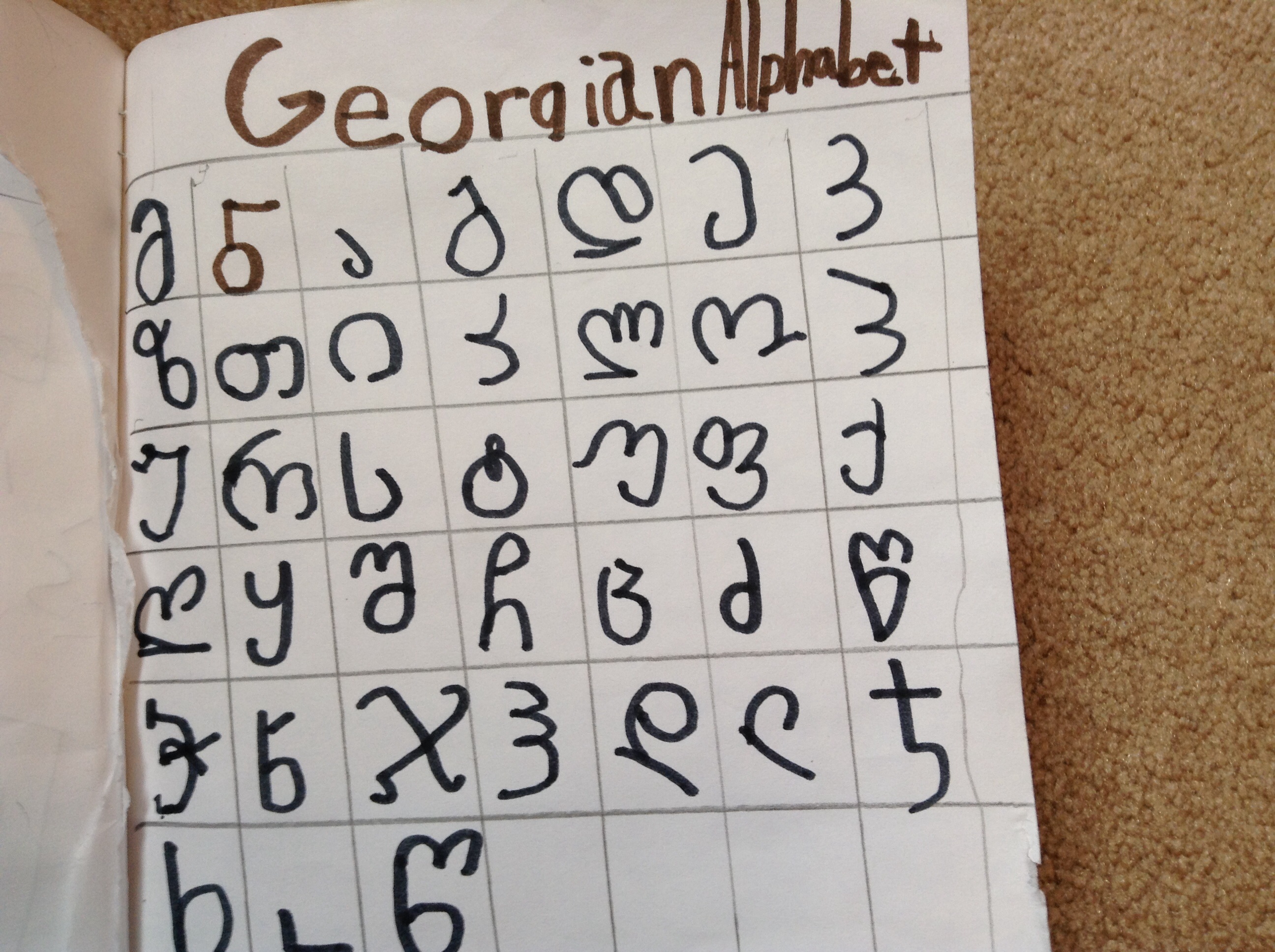 Georgian Language Georgian Language