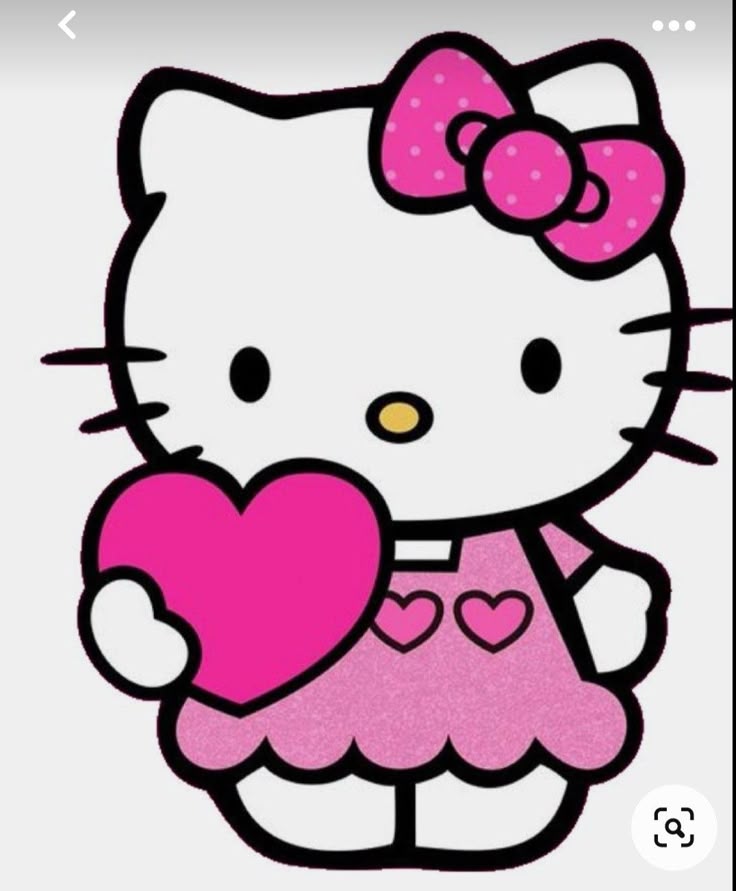 Hello Kitty And Her Friends Are Holding A Heart Hello Kitty And Her Friends Are Holding A Heart