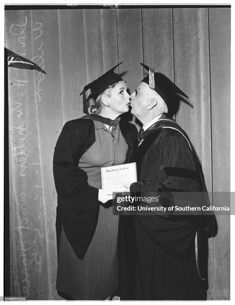 Honorary Bachelor Of Secretarial Science Degree 16 January 1952 Honorary Bachelor Of Secretarial Science Degree 16 January 1952