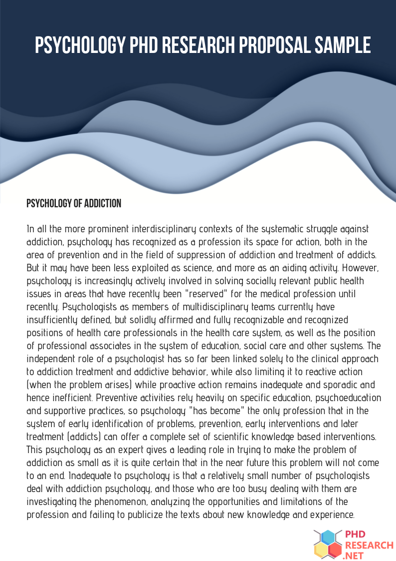 How To Make Phd Psychology Research Proposal That Impresses How To Make Phd Psychology Research Proposal That Impresses