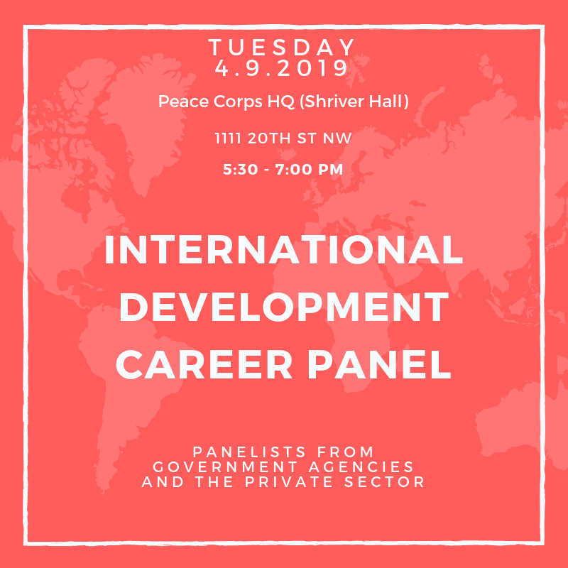 International Development Career Panel International Development Career Panel