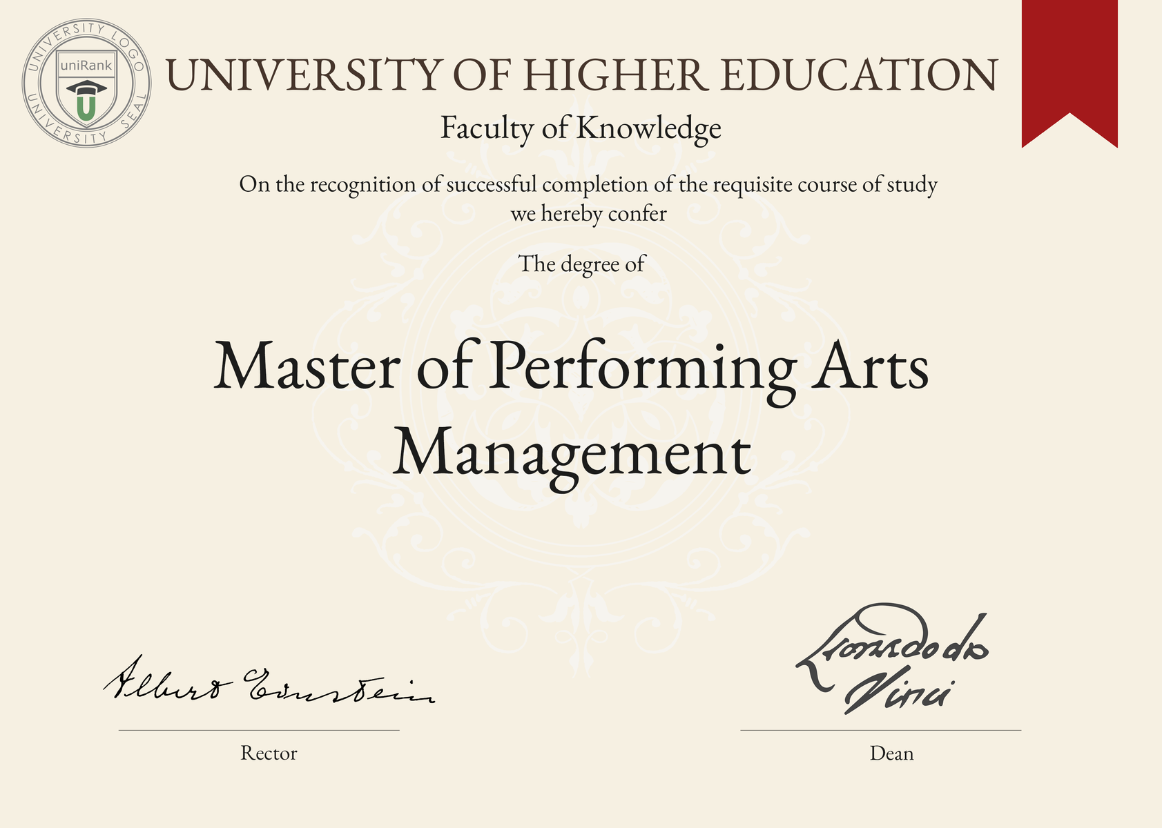 Master Of Performing Arts Management M P A M Unirank Master Of Performing Arts Management M P A M Unirank