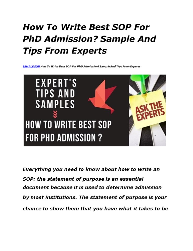 Ppt How To Write Best Sop For Phd Admission Sample And Tips From Ppt How To Write Best Sop For Phd Admission Sample And Tips From