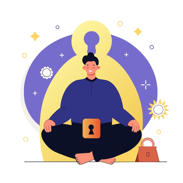 Premium Vector Unlock True Potential Your Ideal Self To Success In Premium Vector Unlock True Potential Your Ideal Self To Success In