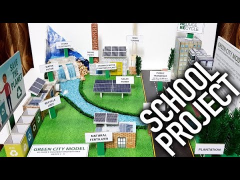 School Project Diy Green City Model Sustainable City Youtube School Project Diy Green City Model Sustainable City Youtube