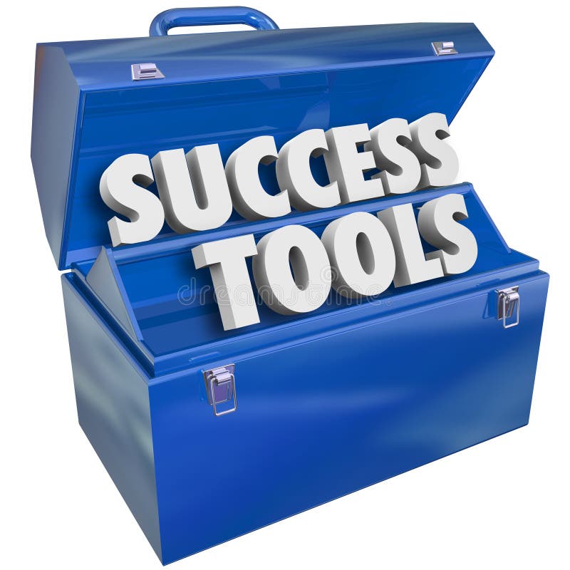 Success Tools Toolbox Skills Achieving Goals Stock Illustration Success Tools Toolbox Skills Achieving Goals Stock Illustration