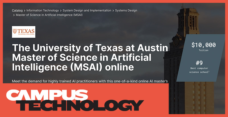 University Of Texas At Austin Offers Online Master S Degree In Ai With University Of Texas At Austin Offers Online Master S Degree In Ai With
