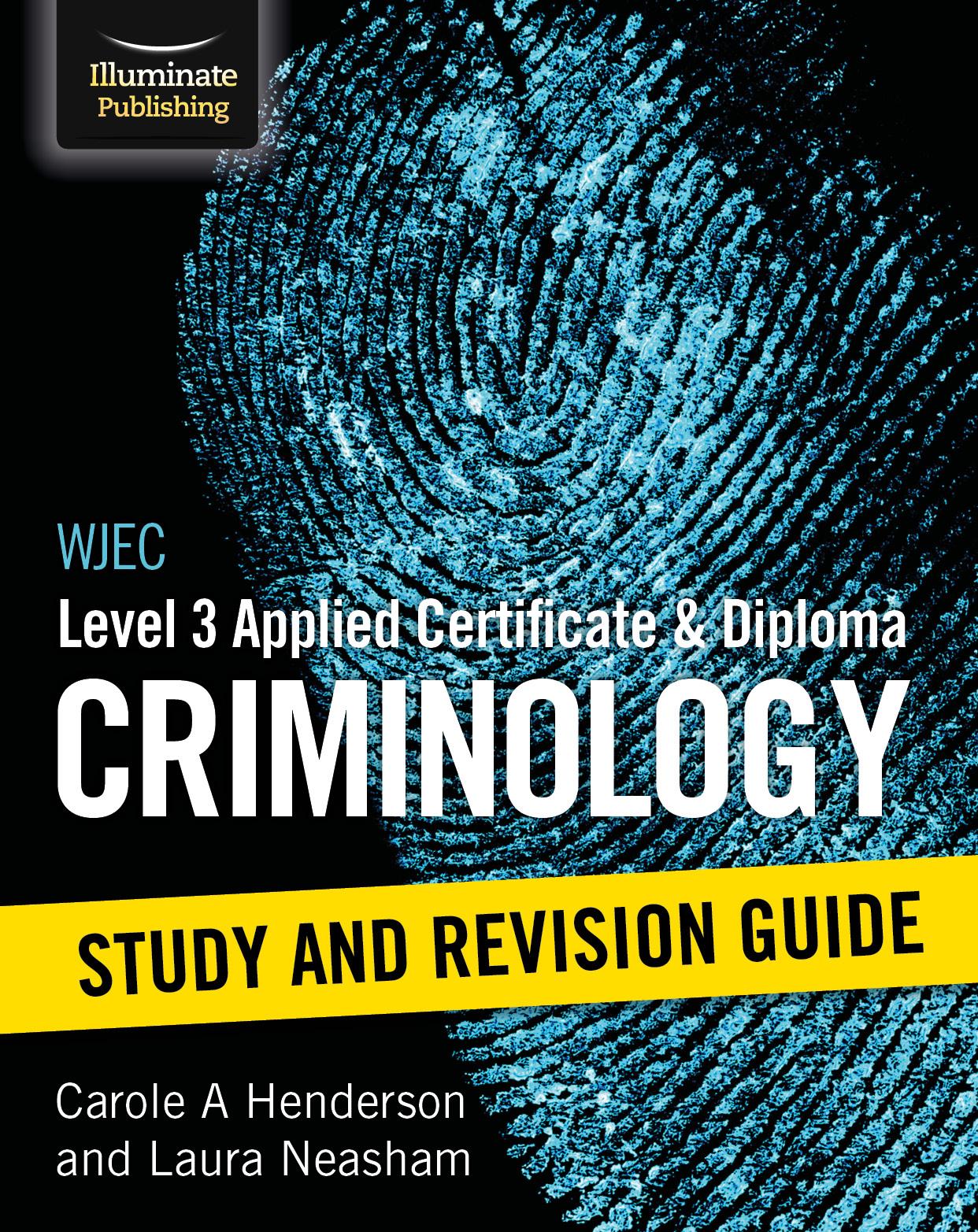 Wjec Level 3 Applied Certificate Diploma Criminology Study And Wjec Level 3 Applied Certificate Diploma Criminology Study And